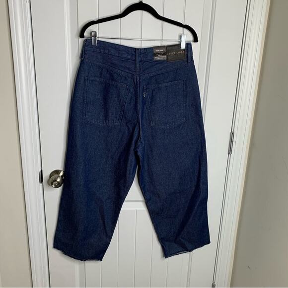 Levi’s line 8 wide leg crop jeans size 30 - Picture 6 of 15